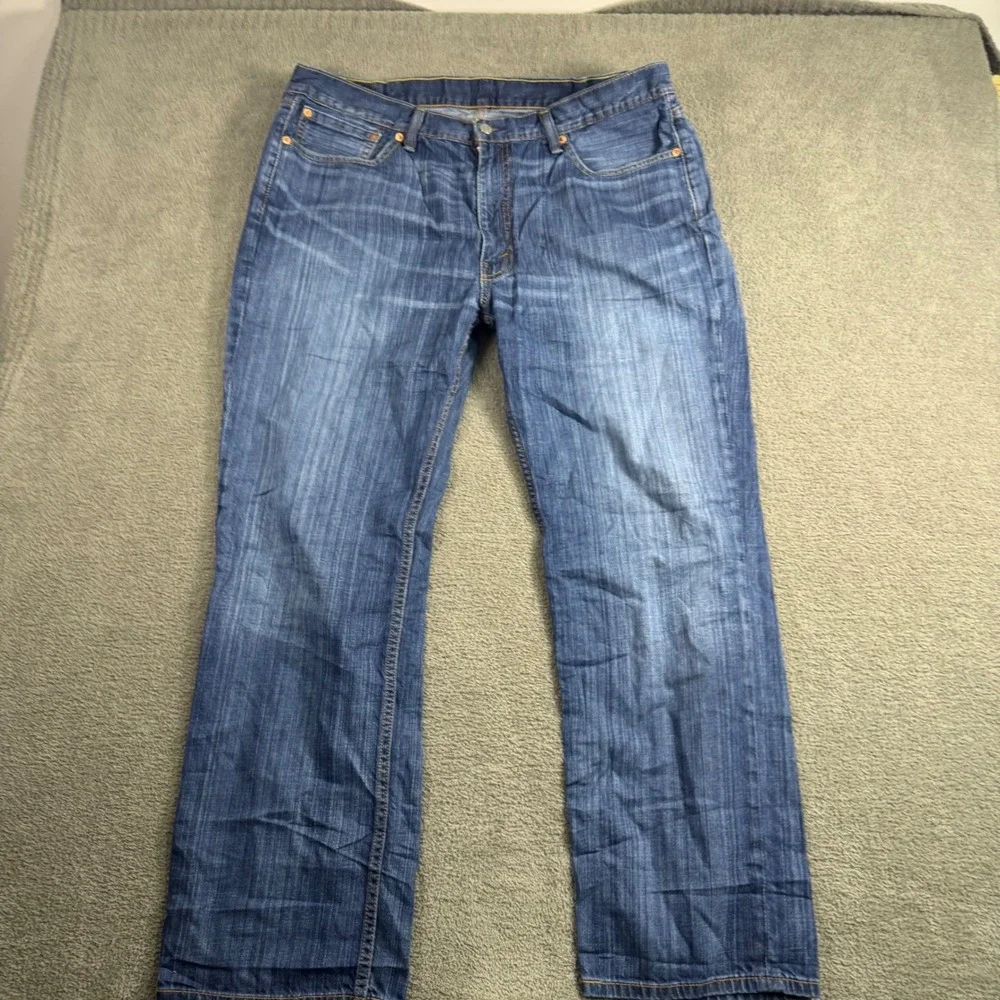 Levis 514 Straight Fit Mens Jeans Medium Wash Blue Denim 40x32